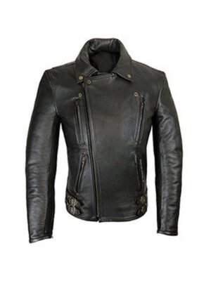 Men’s Biker Elite Patrol Leather Jacket